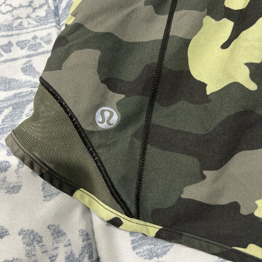 Camouflage Lululemon athletic shorts